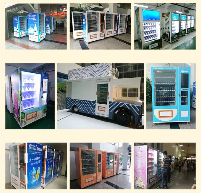 Distributore automatico astuto di media 110V/220V~240V con 55 pollici di touch screen