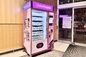 Bellezza del distributore automatico dei cosmetici del ciglio di grande capacità con la pubblicità dello schermo nel centro commerciale