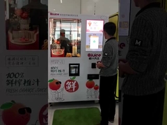 Macchinario automatico per vendere snack stradali con lettore di carte e ricevitore di moneta