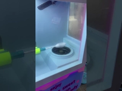 Micron Street Food Business Cotton Candy Vending Machine con 32 sapori di frutta e forma di fiore