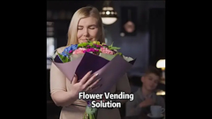 Cresci il tuo business di fiori con il nostro super vending intelligente