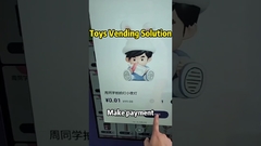 Soluzione di vendita di giocattoli, distributore automatico di fascia alta con ascensore per distribuire giocattoli IP #vendingmachine