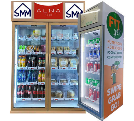 Senso astuto Mini Vending Machine For Drinks, frutti, distributore automatico dell'ufficio, distributore automatico del succo, micron del peso