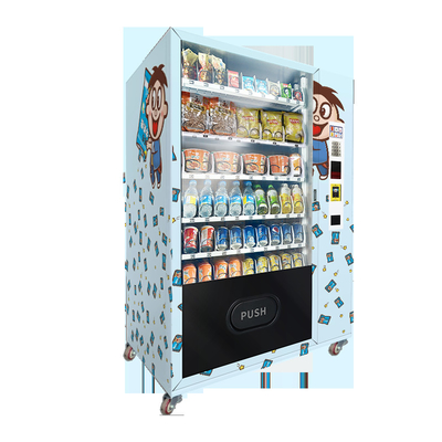 Spuntini e distributore automatico economici delle bevande con il sistema di refrigerazione e della tastiera