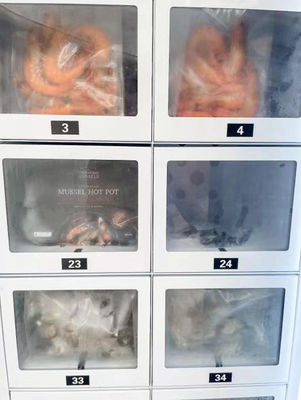 Efficiente R290 frigorifero macchinario di vendita di frutti di mare per freschi