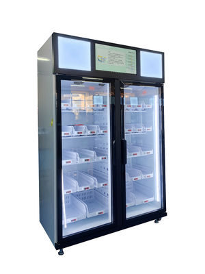 L'uovo R290 dei frutti di mare ha refrigerato la vendita del frigorifero di Smart del distributore automatico con il lettore di schede