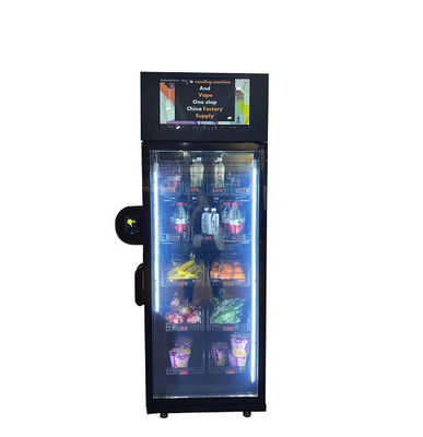 QUALITÀ  240V Smart Fridge for snack cold drink Vending Machine with nayax card reader fabbrica