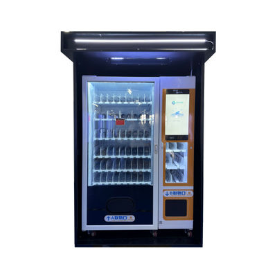 QUALITÀ  Convenient Snacks Drinks Combo Raincoats Folding Umbrella Vending Machine For Outside Location fabbrica