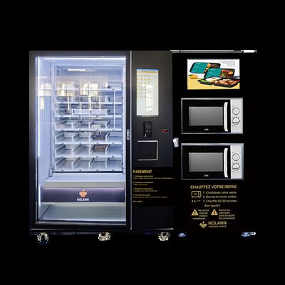 QUALITÀ  Big Capacity Hot Food & Pizza Vending Machine with Microwave Heating and Refrigeration System fabbrica