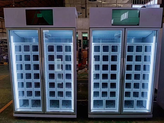 Capacità di raffreddamento del distributore automatico del fiore dell'armadio del touch screen 24
