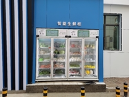Weight Sense Vegetables Vending Machine Double Door Creadit Card Payment, smart fridge, smart cooler, Micron