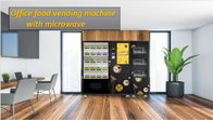Instant Lunch Box Smart Vending Machine With Microwave Oven Micron Smart Vending