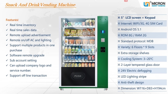 24 ore a gettoni di self service dello spuntino di distributore automatico