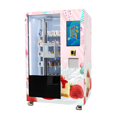 Birthday Cake Cupcake Snack Food Vending Machine With 22 Inch Touch Screen
