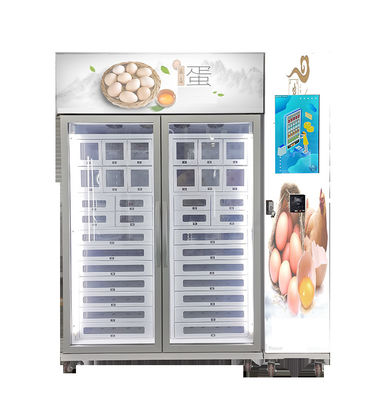 Distributore automatico di raffreddamento senza equipaggio dell'armadio della vendita al dettaglio per vendere la carne della frutta dell'uovo