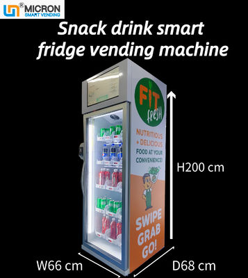 la gru a benna fredda astuta N della bevanda della bottiglia di vetro del distributore automatico del frigorifero 240V va frigorifero