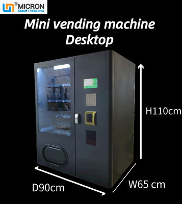 Distributore automatico dell'elemento della porta della striscia piccolo della mini bevanda d'acciaio dello spuntino con il sistema astuto