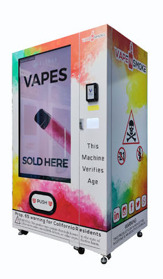 Touch screen a 55 pollici che annuncia il distributore automatico di Vape ed i lettori di schede