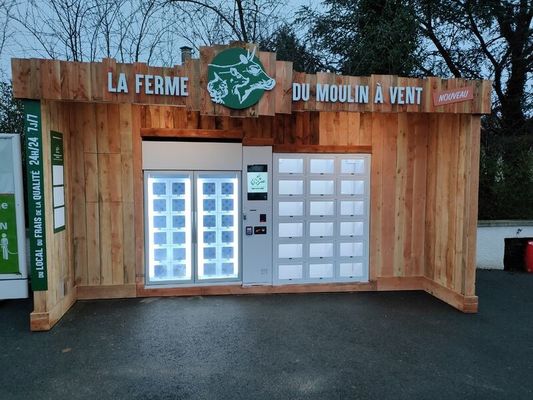 21Macchina per vendere uova a touchscreen da 0,5 pollici per snack di formaggio appena fatto