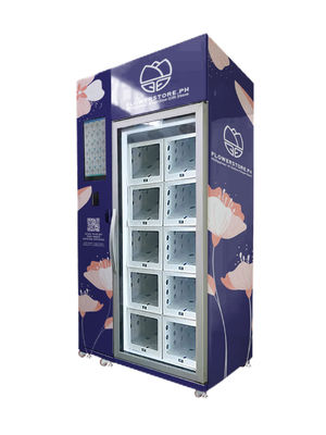Macchina di raffreddamento a self-service 24 ore su 24 per fiori freschi Piante da vaso Macchina di vendita di Cholocate