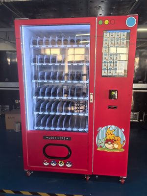 270-540 Capacità PTCG Vending Machine Con Sistema di Pagamento Bille / Moneta / Carta Bancaria / Carta di Credito / Portafoglio Elettronico