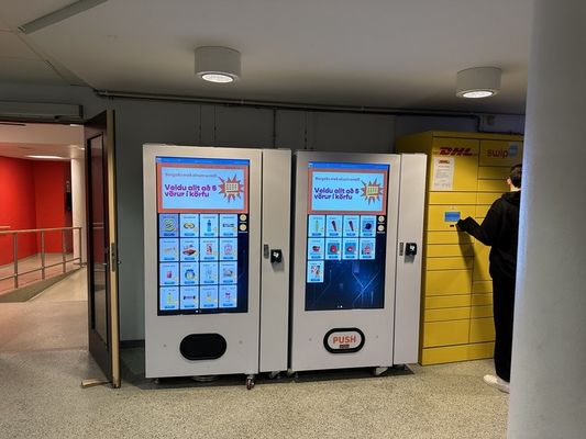 Macchine per vendere prodotti cosmetici con schermo a tocco regolabile Prodotti per rossetti Prodotti di trucco per ciglia