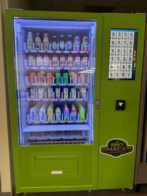 Termini di pagamento opzionali Macchine vendite per snack con funzione di inventario in tempo reale Macchine vendite a controllo remoto