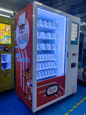 Comodo distributore di snack per negozi senza equipaggio con sistema di promozione intelligente