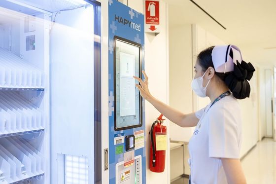 Forza di lavoro sana Farmacia distributore automatico per luoghi di lavoro Fabbriche con accesso rapido e facile alle medicine essenziali
