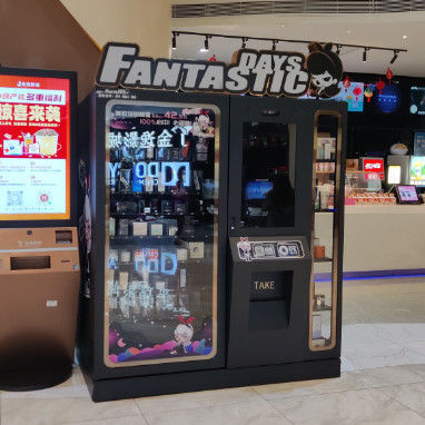 Internet 4G / WIFI / LAN Personalizzare la capacità del distributore automatico 7 piani * 12 slot Nessun sistema di refrigerazione