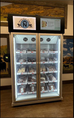 5-20 vassoi Capacità Metal Smart frigorifero vending machine per gelato Design durevole