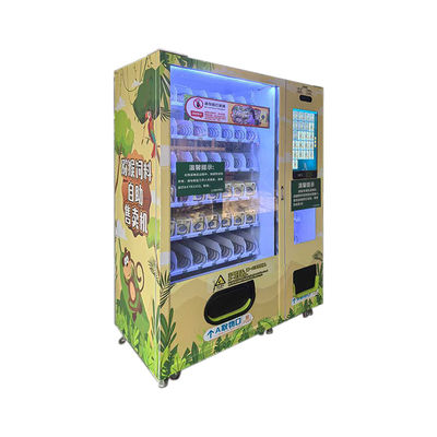 Macchina automatizzata di vendita di mangimi per animali con touch screen Portafoglio elettronico per parchi zoologici