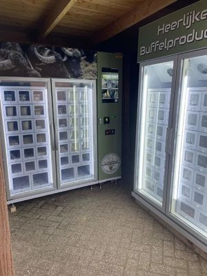 Comodo e versatile -22°C a 20°C Vending Machine per armadietti congelati con intervallo di temperatura