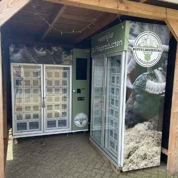 Personalizza il distributore automatico di adesivi con sistema di pagamento in contanti e refrigerante R290