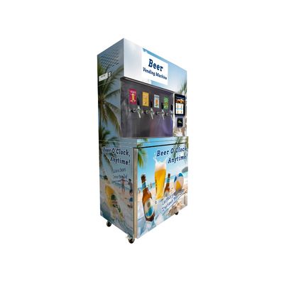 Distributore automatico di birra fredda con SIM 4G/LAN W97*D66*H205 cm per accesso a Internet