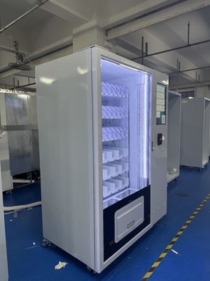 Distributore automatico di surgelati con telaio in metallo personalizzabile, adesivi opzionali e capacità 350-600
