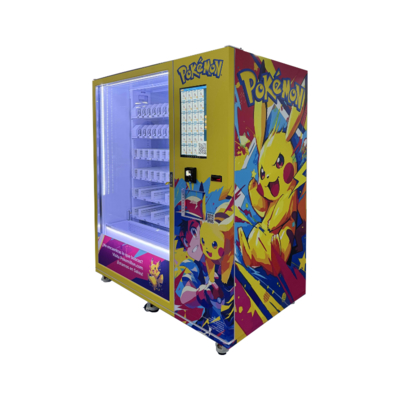 Sistema di raffreddamento 3-20°C/ Nessuna W1620mm*D950mm*H1950mm Macchina di vendita Pokemon per le esigenze del cliente