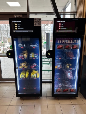 Kit di conversione di macchine automatiche per frigoriferi standard con lettore di schede