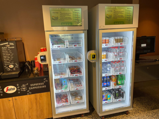 Kit per distributore automatico AI per conversione frigorifero con lettore di carte