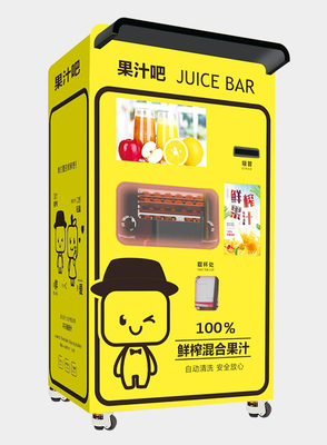 Macchina di vendita di succo d'arancia fresco da 300W con pulizia automatica
