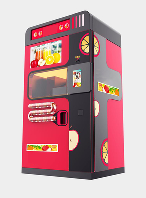 Distributore automatico di succo d'arancia fresco con autopulizia e pagamento con carta