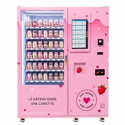Distributore automatico di torte con elevatore ad assi XY per la vendita di torte e cupcake in scatola 24 ore su 24, 7 giorni su 7