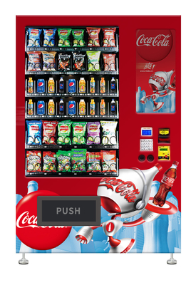 Lo spuntino e della bevanda fresca distributore 24V il disappannaggio di riscaldamento elettrico, la vendita a 22 pollici del touch screen, micron