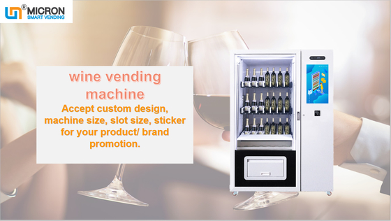 Distributore automatico del vino rosso con vendita astuta del micron refrigerata ascensore del distributore automatico dell'elevatore